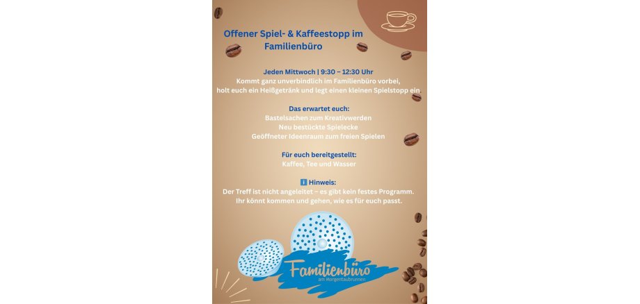 Brown Modern Coffee Shop (Poster) - 1