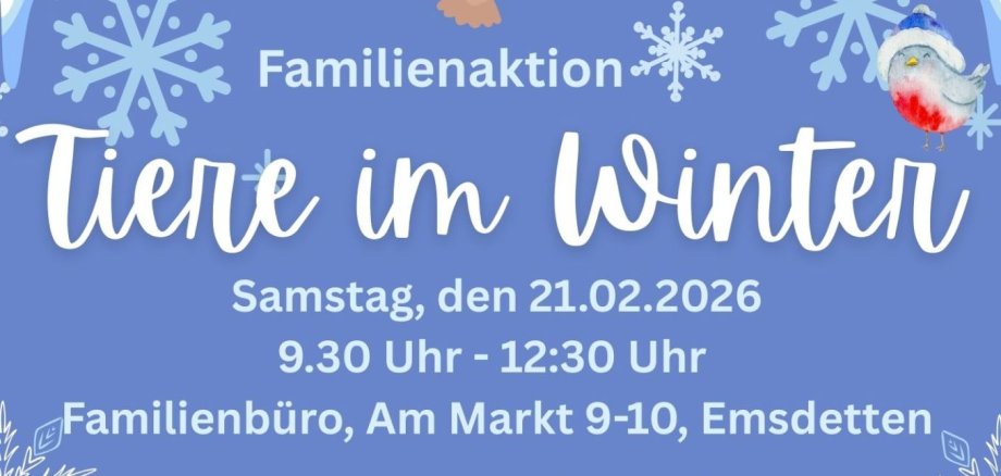 Blue and White Playful Winter Penguin Poster - 1